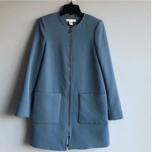 Blue H&M zip-up jacket